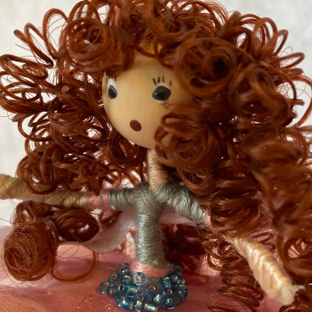 Super Cute, Curly Cue Curls Flower Fairy